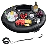 Aufblasbare Getränkehalter Pool 9 Löcher, Schwimmendes Tablett mit...