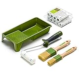Colorus Premium Maler Pinselset Lasur 14 tlg. | Holzlasur Set Malerpinsel...