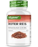 Roter Reis Extrakt - 365 Kapseln mit 2,95mg Monacolin K + Traubenkernpulver...
