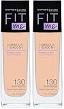 Maybelline New York Make Up, Fit Me! Foundation mit LSF18, Für makellose...