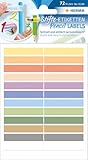 HERMA 15238 Stifte-Etiketten für Kinder, 60 Stück, 10 x 46 mm,...