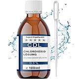 1000ml Chlordioxid-Lösung 0,3% – CDL/CDs in Braunglasflasche & HD-PE...