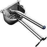 Manuelle Saftpresse aus Edelstahl 304 – Entsafter für Orangen,...