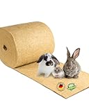Nagerteppich aus 100% Hanf auf Rolle mit 25m Länge, 50cm Breite, 5mm dick,...