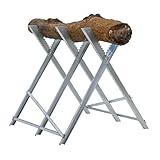 TRUTZHOLM Holzsägebock klappbar Sägebock aus verzinktem Stahl Tragkraft...