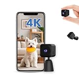 AOBOCAM Mini Kamera, 4K HD WLAN Überwachungskamera Innen Für Live...
