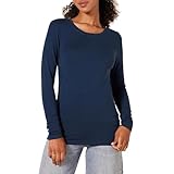 Amazon Essentials Damen Langärmeliges T-Shirt mit Rundhalsausschnitt,...