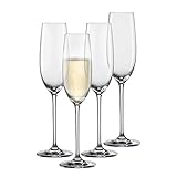 Schott Zwiesel Sektgläser Vinos 4er Set aus maschinengeblasenem Glas...