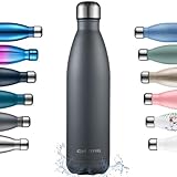 cmxing Doppelwandige Thermosflasche 750 mL mit Tasche BPA-Frei Edelstahl...