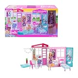Barbie-Haus mit Küche, Schlafzimmer, Badezimmer, Pool, komplett...