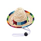 Lustiger Hund Sombrero Hut, Verstellbare Chihuahua Cosplay Cap,...