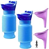 Urinflaschen für männer, 4 Stück Schrumpfbares Urinal Männliche Frau...