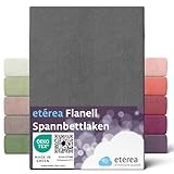 ETÉREA Flanell Spannbettlaken 140x200cm - 160x200-100% Baumwolle -...