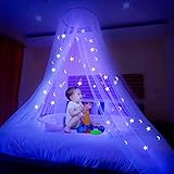 Ciaoed Betthimmel mit Fluoreszierenden Sternen und Moon Grow, Dome...