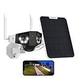 Reolink 4K 8MP Akku Überwachungskamera Aussen Solar mit 180°-Paranoma,...