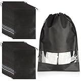 Crynvor 20 Stück Schuhbeutel Reise, Stoffbeutel mit Kordelzug, Schuhtasche...