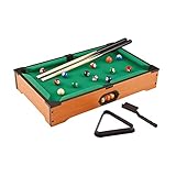 Sport1 Mini-Billardtisch zum Aufstellen, Maße 51 x 31 x 10 cm, mit 2...