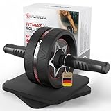 FUNFLEX Bauchroller, Bauchmuskeltrainer Set – Oberkörpertrainings Pack...