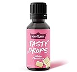 GymQueen Tasty Drops, Weiße Schokolade, Flavour Drops ohne Kalorien, 30ml