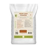 Neem Land Bio Neem Kuchen Pulver 10kg – Organischer Universaldünger für...