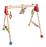 Eichhorn - Baby Spielbogen mit Hasenmotiv, Höhenverstellbar in 3 Stufen,...