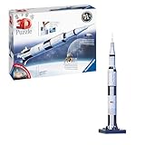 Ravensburger 3D Puzzle 11545 - Apollo Saturn V Rakete - 440 Puzzleteile -...