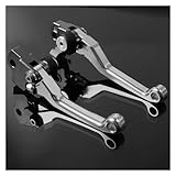 Einstellbar Zusammenklappbar Ausziehbar CNC Aluminium Motorrad Motocross...