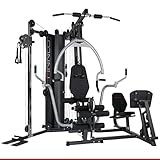 HAMMER Finnlo Kraftstation Autark 6800 - Studio-Trainingsturm, Beinpresse,...