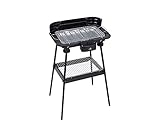 Posten Anker Standgrill elektrisch, Grillfläche 38 cm x 22 cm, 2000 Watt,...