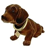 Rackso Wackeldackel 29cm - Original Deutscher Wackelkopfhund, Dackel-Figur,...