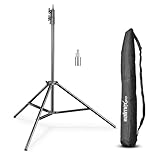 Walimex pro Lampenstativ FT-8051 bis 260 cm Höhe, Lichtstativ mit...
