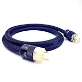 WAudio 10AWG Audio-Stromkabel - EU Standard HiFi Stromkabel mit...