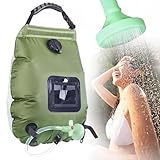 Kisbeibi Camping-Duschtasche, 20 l, Solarheizung, Campingdusche, kompakte...