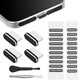 KFHENSOMR4 Stück USB-C Staubschutz Set, Silikon Schutzkappe mit...