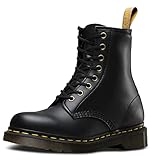 Dr Martens VEGAN 1460, Unisex-Erwachsene Stiefel, Schwarz (Schwarz), 43