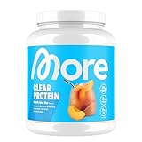 MORE Clear Protein, Peach Iced Tea, 600 g, Protein Drink mit Whey Isolat,...