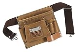 Alyco 196894 Gürteltasche aus Leder mit mehreren Taschen und Gürtel