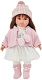 Llorens 1053528 Puppe Sara mit brünetten Haaren und braunen Augen, Fashion...