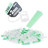 greate 2100-teiliges Fliesen Nivelliersystem 2mm - Fliesenverlegehilfe Set...