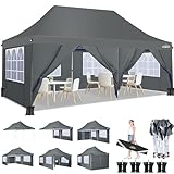 COBIZI Faltpavillon 3X6m Wasserdicht Stabil Pavillon 3x6m, Partyzelt...