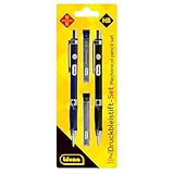 Idena 12145 - Druckbleistift-Set, 2 Stück, 0,5 und 0,7 mm, mit jeweils 12...