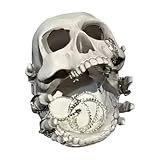 Schmuckorganizer - Schädel-Dekoschale | Schmuckständer Schmuckdisplay...