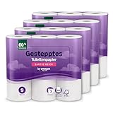 by Amazon Toilettenpapier, 3-lagig Gestepptes, Samtig Weich, 36 Rollen (9...