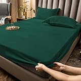 Tospass Winter Plüsch Spannbettlaken 200x200cm Flauschige Flanell Warme...
