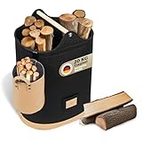 Warmholz NEU 2025 Holzkorb für Kaminholz Groß [inkl. gratis...
