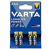 Varta High Energy LR03 Micro AAA Batterie (1,5V, 2400mAh, 4-er Blister), (4...