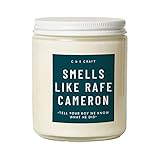 CE Craft – Smells Like Rafe Cameron Kerze – Mahagoni-Teakholz-Duftkerze...