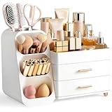 HBlife Makeup Kosmetik Organizer mit Schubladen, Pinsel Organizer, 3-in-1...