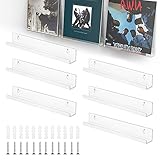 THATSRAD 6 Pack Schallplatten Regal Wand Schallplattenregal wandmontage...