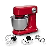 Klarstein Bella Evo Küchenmaschine – 1500W, 5L Edelstahlschüssel, 12...